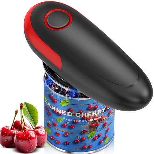 Electric Can Opener - Smooth Edge (No Sharp), Handheld Automatic, Portable for Camping - Easy for Arthritis Patients, Best Kitchen Gadget